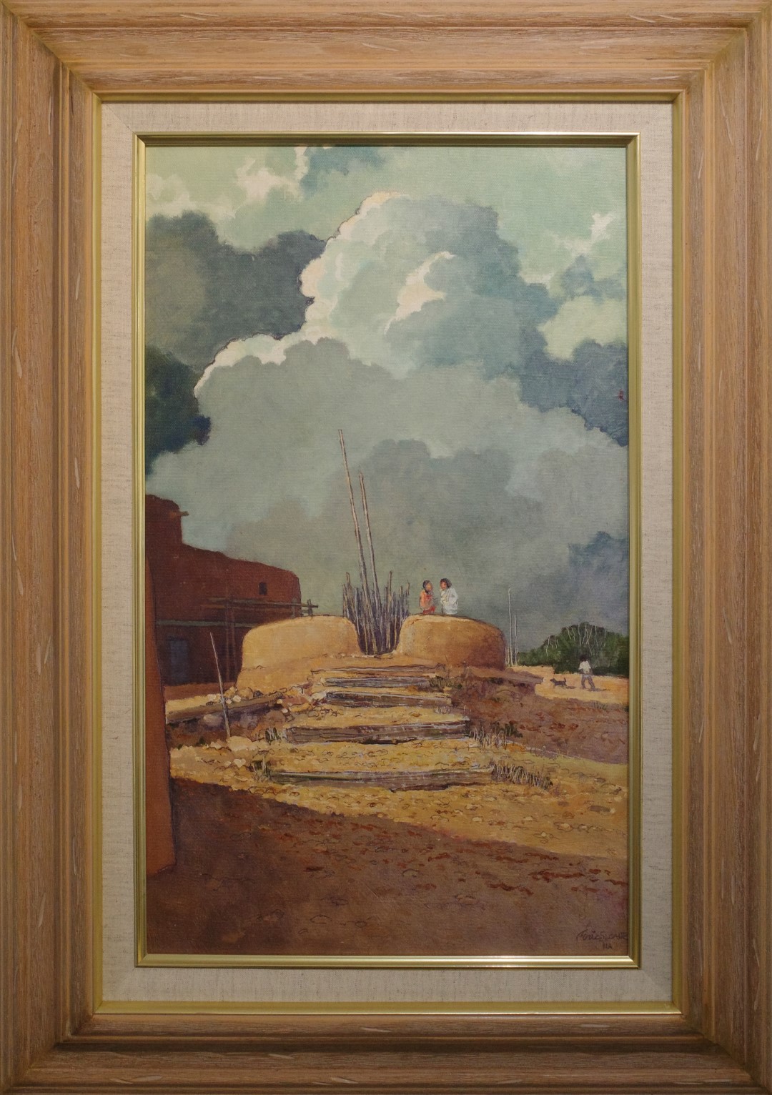 Eric Sloane Painting Title: Kiva Skies